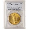 Image 1 : 1915-S $20 St. Gaudens Double Eagle Gold Coin PCGS MS63