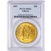 Image 1 : 1907 $20 Liberty Head Double Eagle Gold Coin PCGS MS62