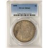 Image 1 : 1890 $1 Morgan Silver Dollar Coin PCGS MS63