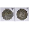Image 1 : Lot of (2) 1884-S $1 Morgan Silver Dollar Coins