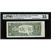 Image 1 : 1985 $1 Federal Reserve Note Board Break ERROR PMG Choice Very Fine 35