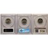 Image 2 : Lot of (3) Jefferson Nickel Coins PCGS Graded