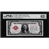 Image 1 : 1928 $1 Legal Tender Note Fr.1500 PMG Choice Uncirculated 63EPQ