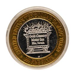 .999 Fine Silver Gold Country Motor Inn Elko, Nevada $10 Limited Edition Gaming
