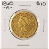 Image 1 : 1865-S $10 Liberty Head Eagle Gold Coin