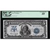 Image 1 : 1899 $5 Indian Chief Silver Certificate Note Mule Fr.280m PCGS Extremely Fine 40