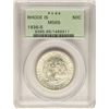 Image 1 : 1936-S Rhode Island Commemorative Half Dollar Coin PCGS MS65 Old Green Holder