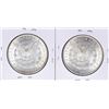 Image 2 : Lot of (2) 1887 $1 Morgan Silver Dollar Coins