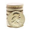 Image 1 : Roll of (20) Brilliant Uncirculated 1958-D Franklin Half Dollar Coins