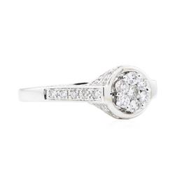 18KT White Gold 0.62 ctw Diamond Wedding Ring