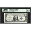 Image 1 : 1957A $1 Silver Certificate Note Fr.1620 PMG Superb Gem Uncirculated 68EPQ