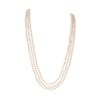 Image 1 : 2.90 ctw Pearl and Diamond Necklace - Platinum