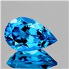 Image 1 : NATURAL AAA SWISS BLUE TOPAZ 16.5 9.5 MM - FL