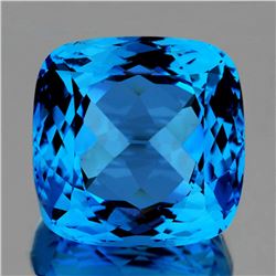 Natural Magnificent Swiss Blue Topaz 35.94 Ct - Flawles