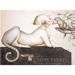 Michael Parkes  The Sphinx  Original Hand Pulled Stone Lithographs