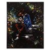 Image 1 : KAT - "Stevie on the Strings" Original Acrylic Painting on Gallery Wrapped Canvas, Hand Signed with 