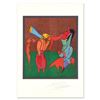 Image 1 : Mihail Chemiakin - Carnival Series: "Untitled 2" Limited Edition Lithograph, Numbered Hand Signed wi