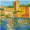 Image 2 : Elliot Fallas, "Golden Light" Original Oil Painting on Canvas, Hand Signed with Certificate of Authe