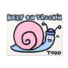 Image 1 : Todd Goldman, "Keep on Truck'n" Original Acrylic Painting on Gallery Wrapped Canvas, Hand Signed wit