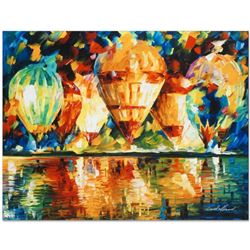 Leonid Afremov "Balloon Show" Limited Edition Giclee on Canvas, Numbered and Signed; Certificate of 