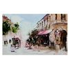 Image 1 : Shalva Phachoshvili- Original Oil on Canvas "Dark Street"