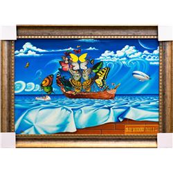 Anatoliy Keis- Original Giclee on Canvas "Salvador Dali Street"