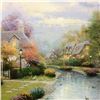 Image 2 : Thomas Kinkade (1958-2012), "Lamplight Brooke" Limited Edition Offset Lithograph, Numbered and Hand 