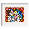 Image 1 : Romero Britto "Embrace" Custom Framed Offset Lithograph