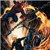 Image 2 : Marvel Comics "Amazing Spider-Man/Ghost Rider: Motorstorm #1" Numbered Limited Edition Giclee on Can