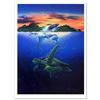 Image 1 : "The Welcome Light" Limited Edition Mixed Media (26" x 35") by Robert Lyn Nelson. Numbered and Hand 