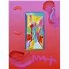 Image 2 : Peter Max- Original Mixed Media "Angel With Heart"