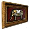 Image 2 : Zaza Koreli- Original Collage on Wood Panel "Elephant"