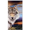 Image 1 : "Wolf" Limited Edition Giclee on Canvas by Martin Katon, Numbered and Hand Signed with Certificate o