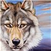 Image 2 : "Wolf" Limited Edition Giclee on Canvas by Martin Katon, Numbered and Hand Signed with Certificate o