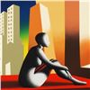 Image 2 : Mark Kostabi, "Windows Of Opportunity" Limited Edition Serigraph, Numbered and Hand Signed with Cert