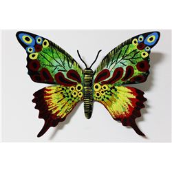 Patricia Govezensky- Original Painting on Cutout Steel "Butterfly LXXV"