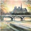Image 2 : Antonio Rivera, "Notre Dame" Limited Edition Lithograph, Numbered and Hand Signed.