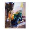 Image 1 : Christine Comyn, "Woman in Blue and Green" Limited Edition on Canvas, Numbered and Hand Signed with 