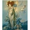 Image 1 : Michael Parkes "Venus" Masterworks on Canvas