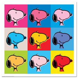 Peanuts,  Snoopy Goes Pop!  Hand Numbered Limited Edition Fine Art Print with Certificate of Authent