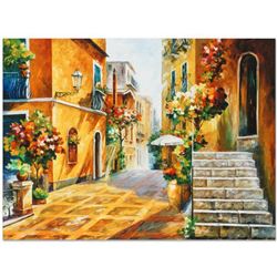 Leonid Afremov "The Sun of Sicily" Limited Edition Giclee on Canvas, Numbered and Signed; Certificat