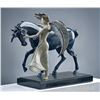 Image 1 : Michael Parkes "Dark Unicorn" Bronze Sculptures