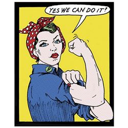 Tee Buzz- Offset Lithograph "Yes We Can Do It!"