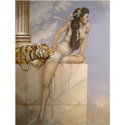 Michael Parkes "Danae" Masterworks on Canvas