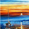 Image 2 : Leonid Afremov "Bright Star" Limited Edition Giclee on Canvas, Numbered and Signed; Certificate of A