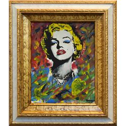 Nastya Rovenskaya- Mixed Media "Marilyn Monroe II"