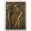Image 1 : Michael Parkes "Gift for the Disillusioned Man" Bas-relief Gold