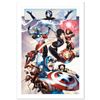Image 1 : "Ultimate Fantastic Four #26" Limited Edition Giclee on Canvas by Greg Land and Marvel Comics. Numbe