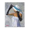 Image 1 : Michael Maselli, "Getting Ready for Theater Night" Original Acrylic Painting on Canvas, Hand Signed 