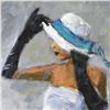 Image 2 : Michael Maselli, "Getting Ready for Theater Night" Original Acrylic Painting on Canvas, Hand Signed 